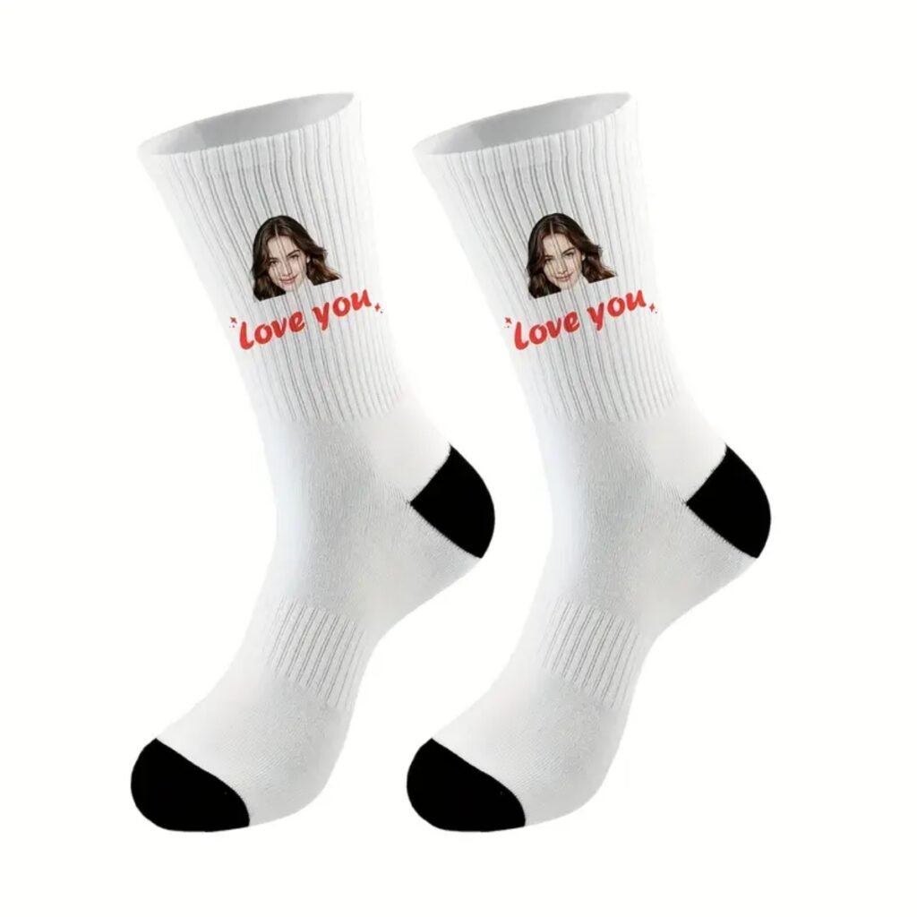 Custom Printed Logo Socks